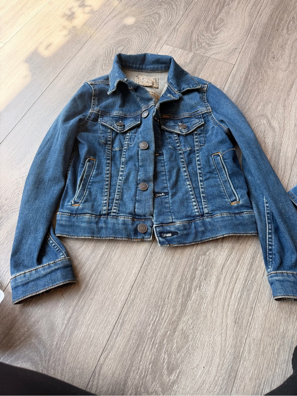 Polo Ralph Lauren Indigo Denim Jacket with Contrast Stitching